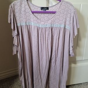 Tan/Mauve top